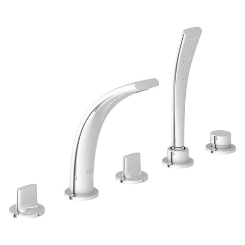 Grohe Ondus inbouw vijfgats badrandcombinatie