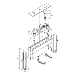 Onderdelentekening Grohe driegats badrandcombinatie