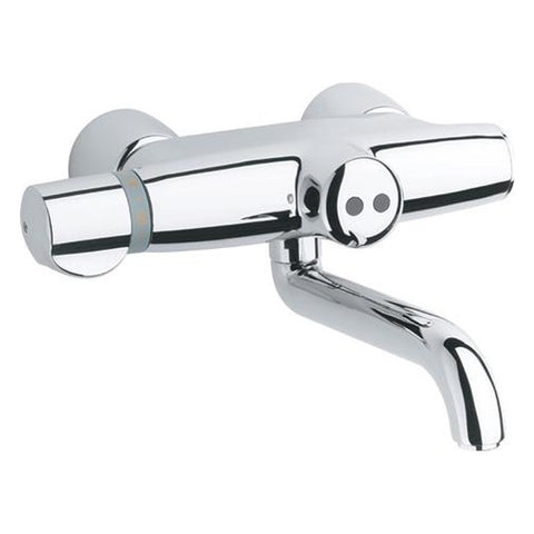 Grohe Europlus E infrarood thermostatische wandmengkraan