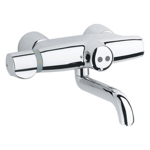 Grohe Europlus E infrarood thermostatische wandmengkraan