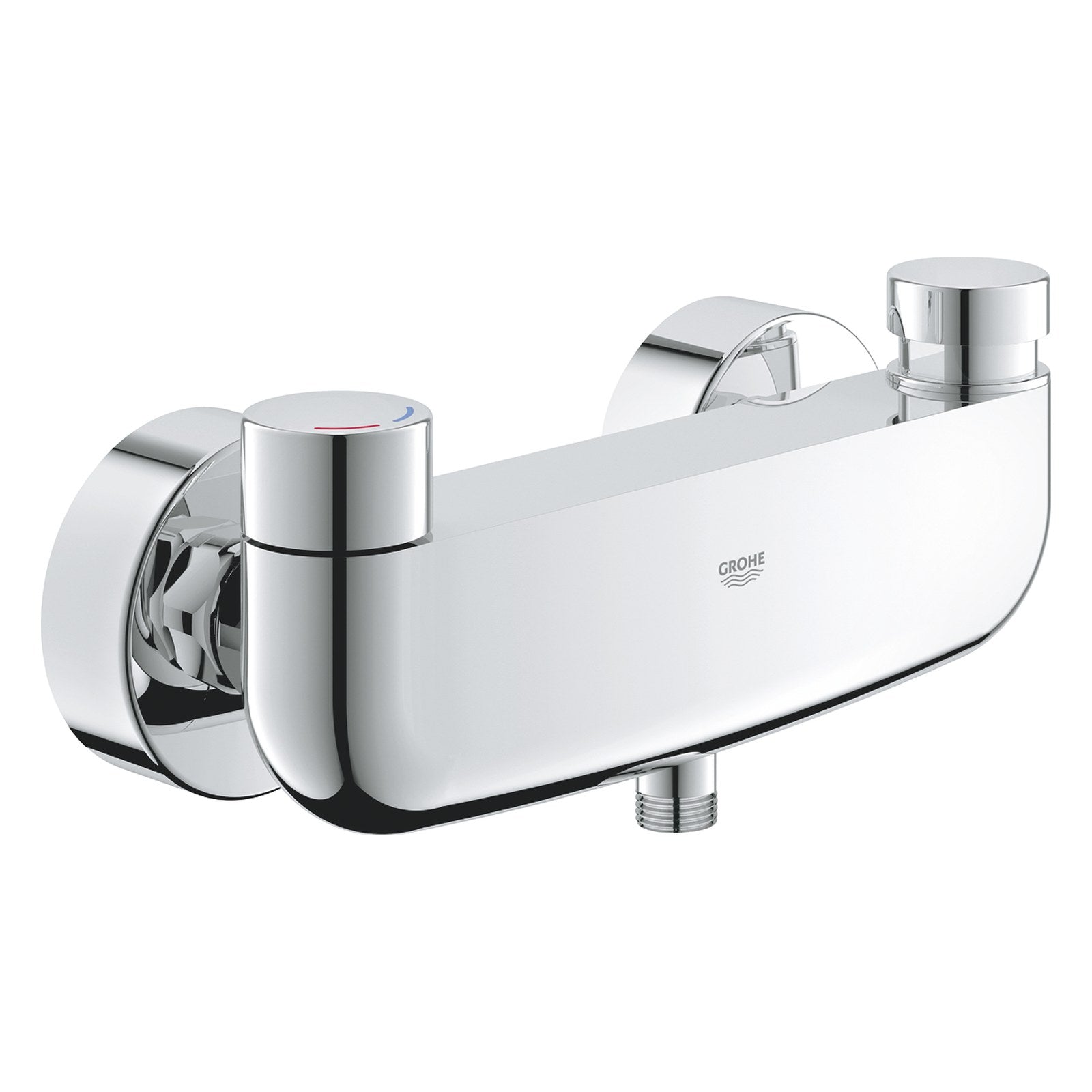 Grohe Eurosmart Cosmopolitan T zelfsluitende douchekraan met menging en instelbare temperatuurbegrenzer