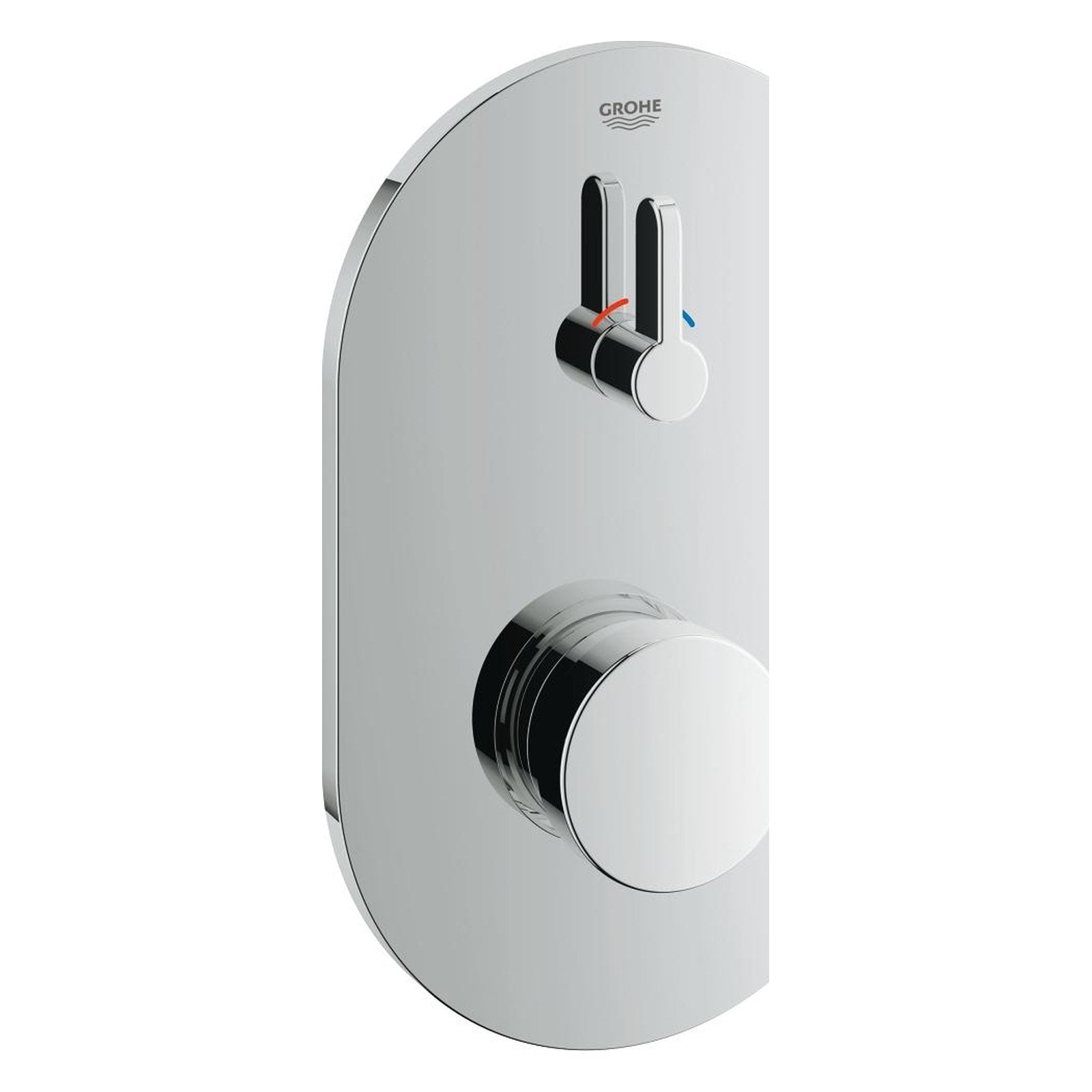 Grohe Eurosmart Cosmopolitan T zelfsluitende douchekraan met menging en instelbare temperatuurbegrenzer