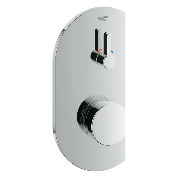 Grohe Eurosmart Cosmopolitan T zelfsluitende douchekraan met menging en instelbare temperatuurbegrenzer