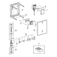 Onderdelentekening Grohe Tectron Skate infrarood-elektronica voor urinoir 2008–2008