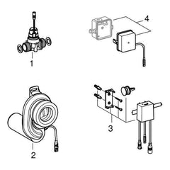 Onderdelentekening Grohe temperatuurgestuurde urinoirspoeler