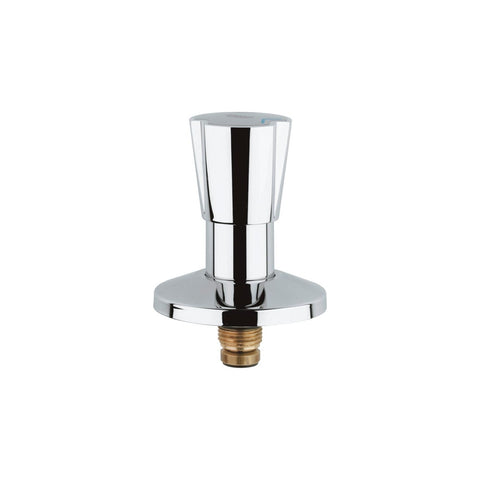Grohe bovendeel 1/2" met Costa-greep voor stopkraan, markering blauw/rood
