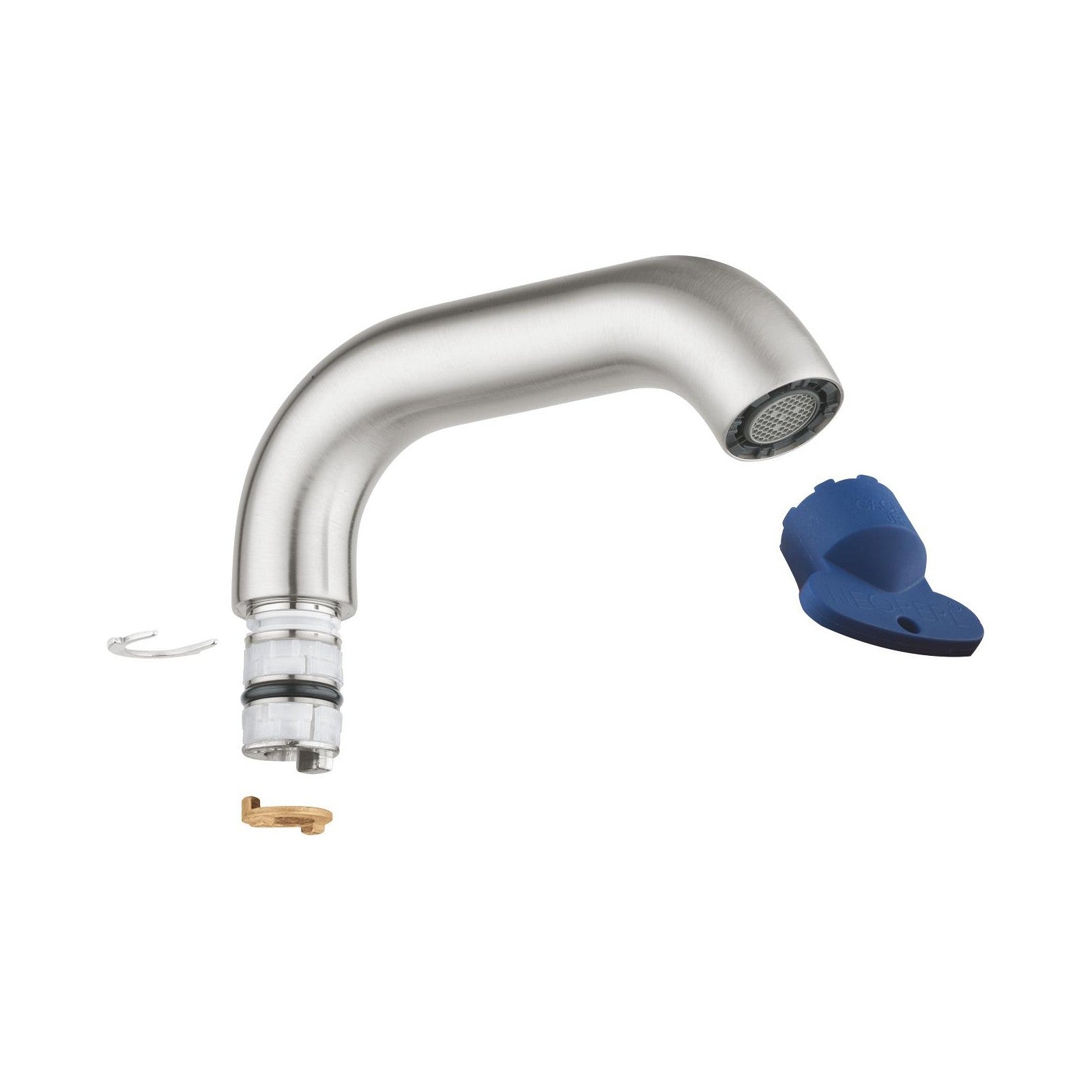 Grohe draaibare uitloop voor Essence wastafelmengkraan M-size Supersteel