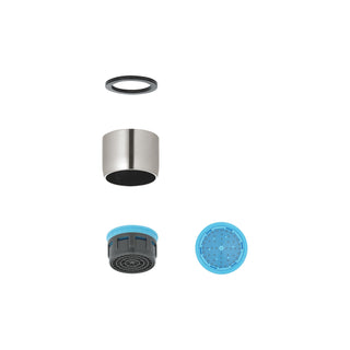 Grohe mousseur M22 x 1 binnendraad supersteel