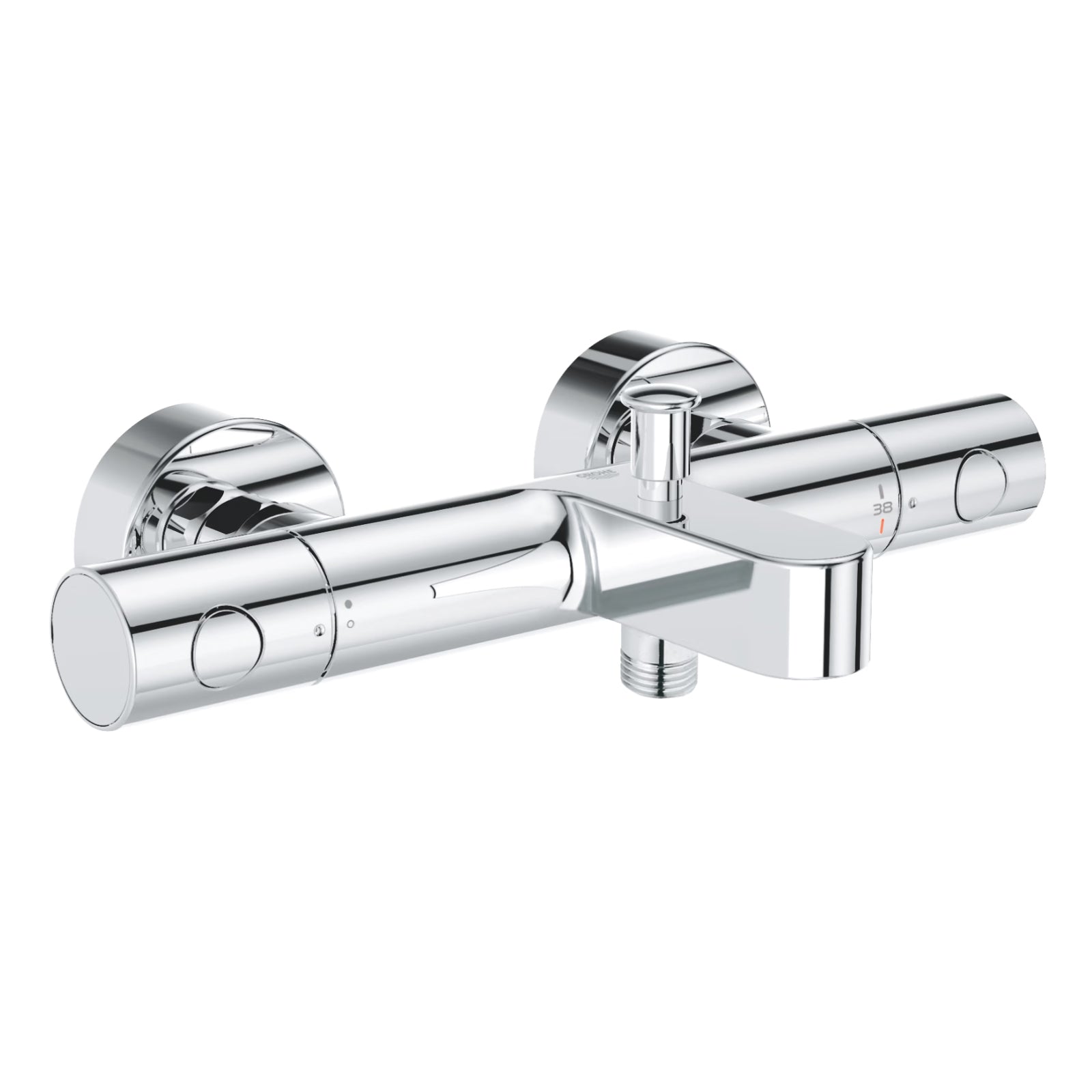 Grohe Grohtherm 800 Cosmopolitan Badthermostaat 150Mm Met Koppelingen Chroom