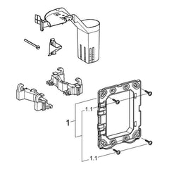 Onderdelentekening Grohe Ombouwset