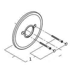 Onderdelentekening Grohe Rozet T.B.V. Eurofresh 19198