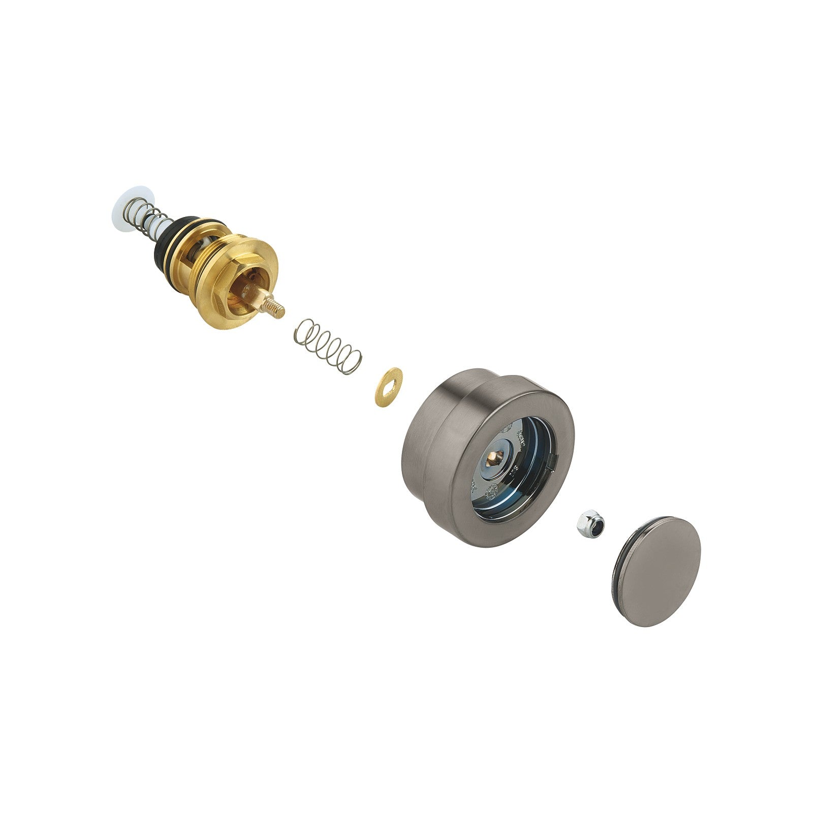 Grohe omstelling bad/douche voor Essence badkraan Brushed Hard Graphite