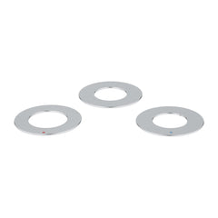 Grohe set van 3 afdekrozetten