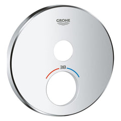 Grohe ronde rozet voor Grohtherm SmartControl met 1 drukknop
