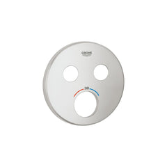 Grohe rozet rond voor SmartControl met 2 ventielen Supersteel