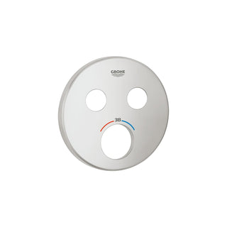 Grohe rozet rond voor SmartControl met 2 ventielen Supersteel