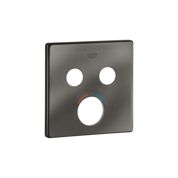 Grohe rozet vierkant voor SmartControl met 2 ventielen Brushed Hard Graphite