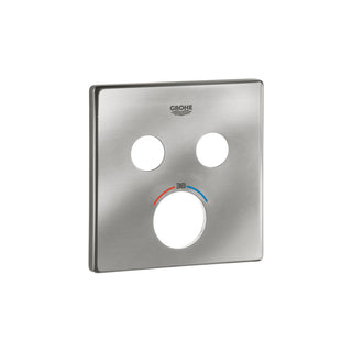 Grohe rozet vierkant voor SmartControl met 2 ventielen Supersteel