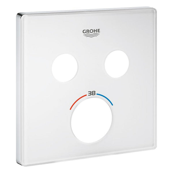 Grohe vierkante rozet voor Grohtherm SmartControl met 2 drukknoppen