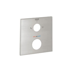 Grohe rozet vierkant voor inbouwthermostaat Supersteel