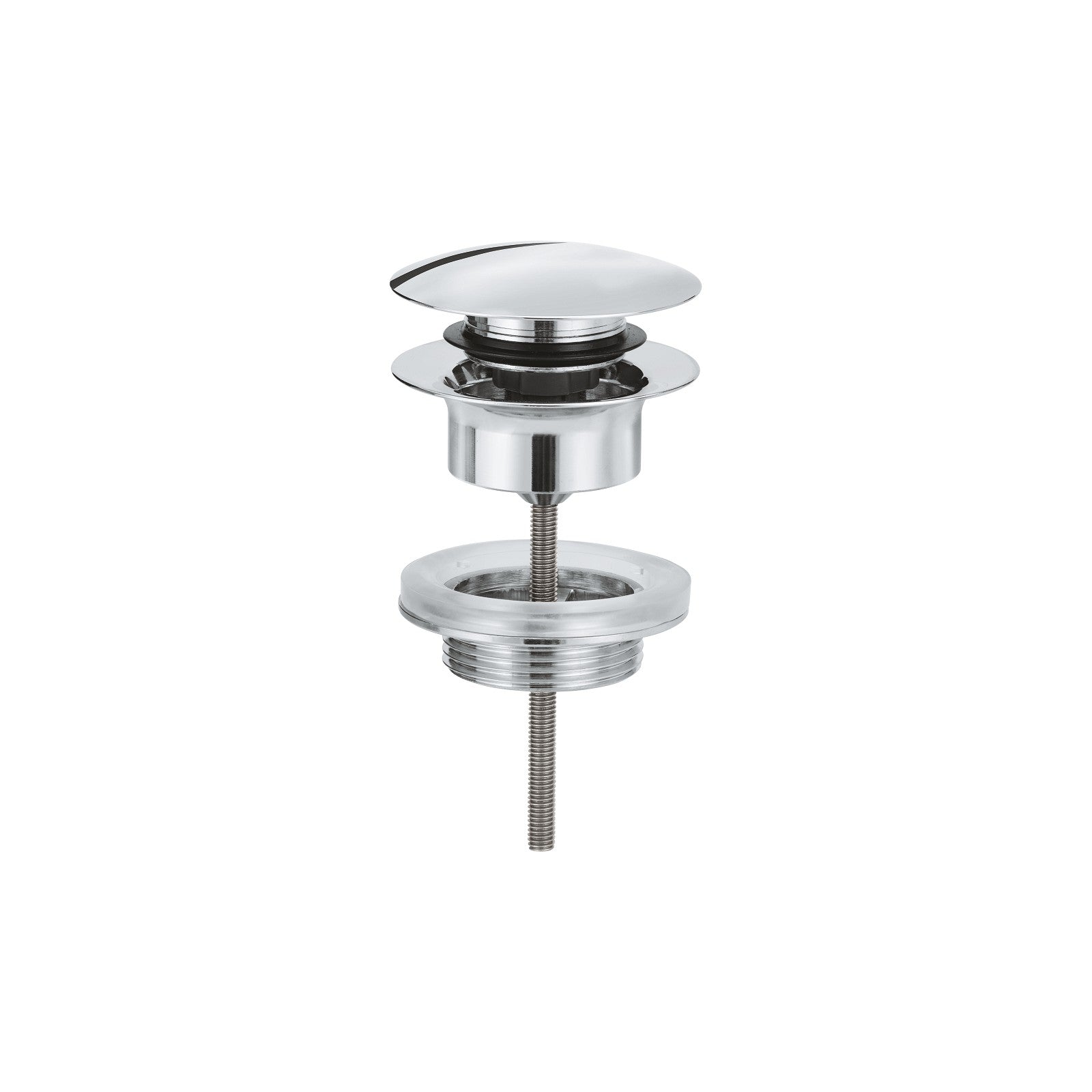 Grohe afvoergarnituur push open chroom