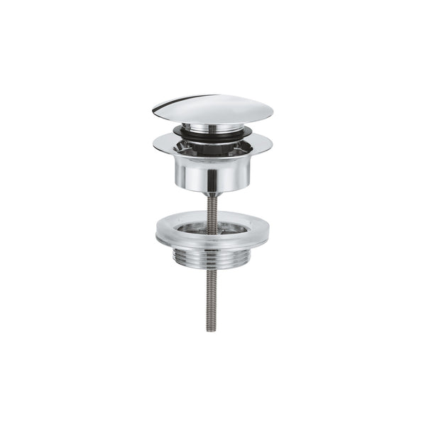 Grohe afvoergarnituur push open chroom