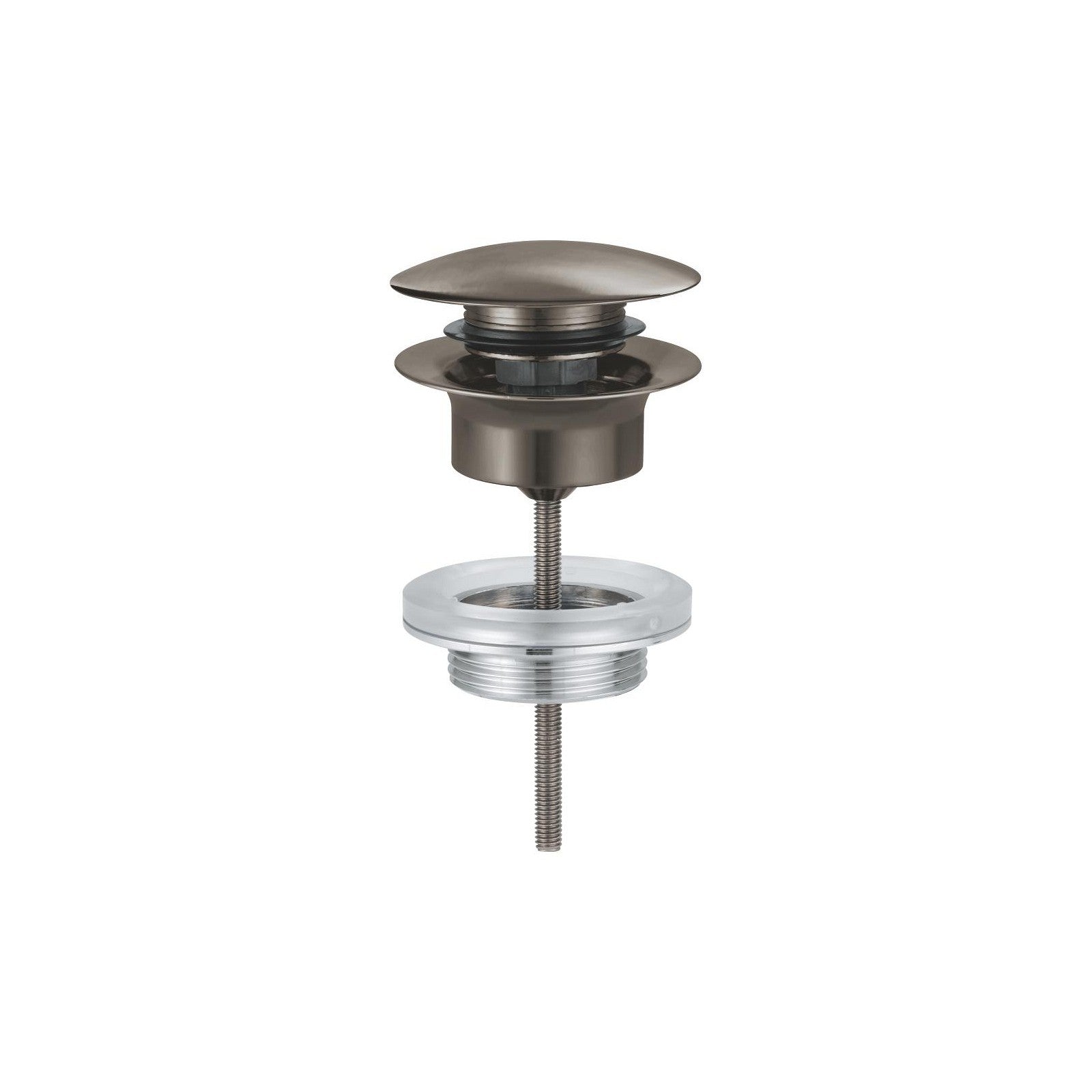 Grohe afvoergarnituur push-open voor wastafel Satin Graphite