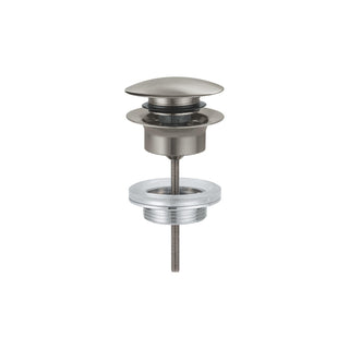 Grohe afvoergarnituur push-open voor wastafel Satin Steel