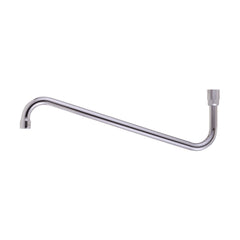FM Mattsson draaibare uitloop voor bad- en spoelkranen L=400 mm, H=95 mm, chroom 28104000