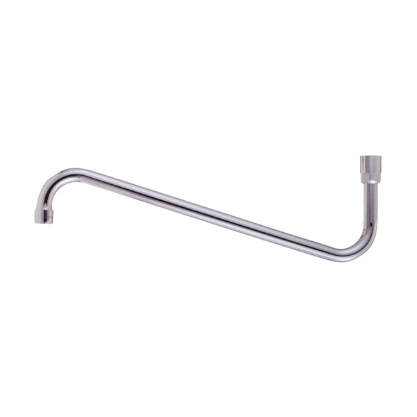 FM Mattsson draaibare uitloop voor bad- en spoelkranen L=400 mm, H=95 mm, chroom 28104000