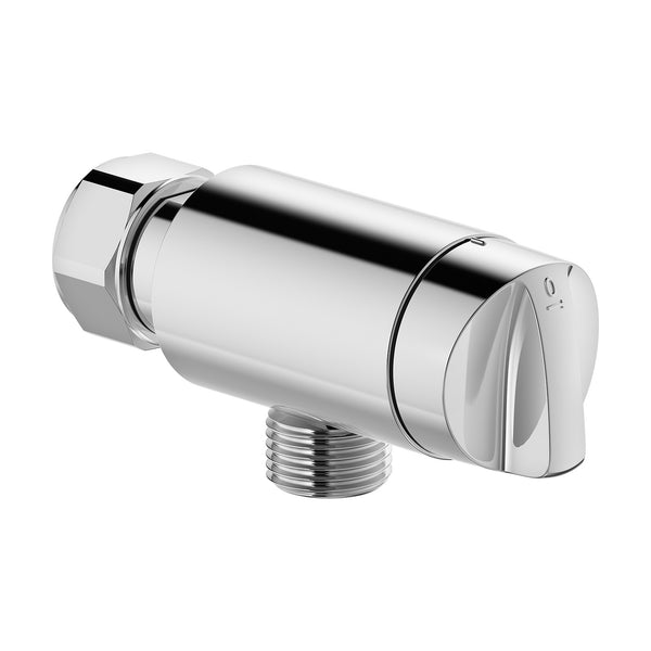 FM Mattsson stopkraan G3/4 - G1/2 voor wandmontage, chroom 35005009