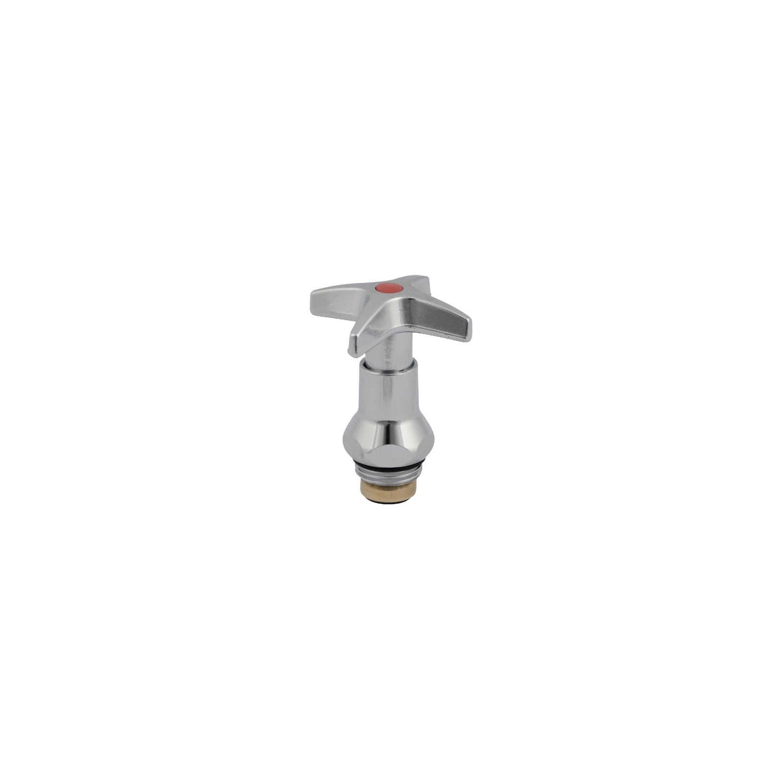 FM Mattsson kraanbovendeel G1/2 warm water voor Rogen, met metalen greep, chroom 35071001