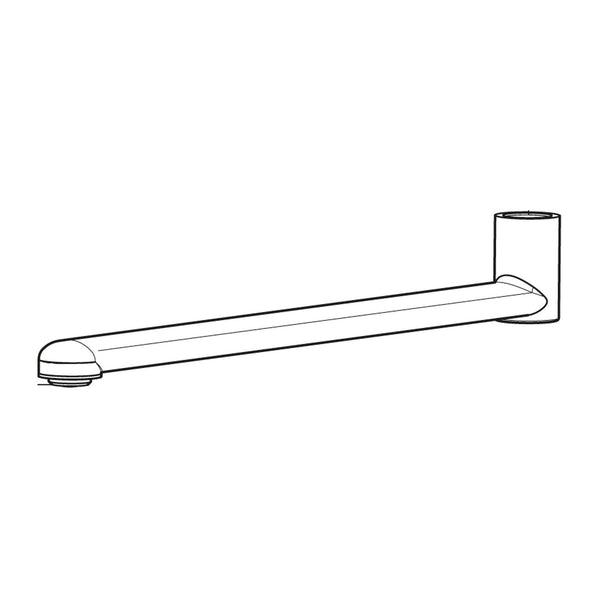 FM Mattsson uitloop 350 mm voor 9000XE spoelmengkraan, chroom 35861350