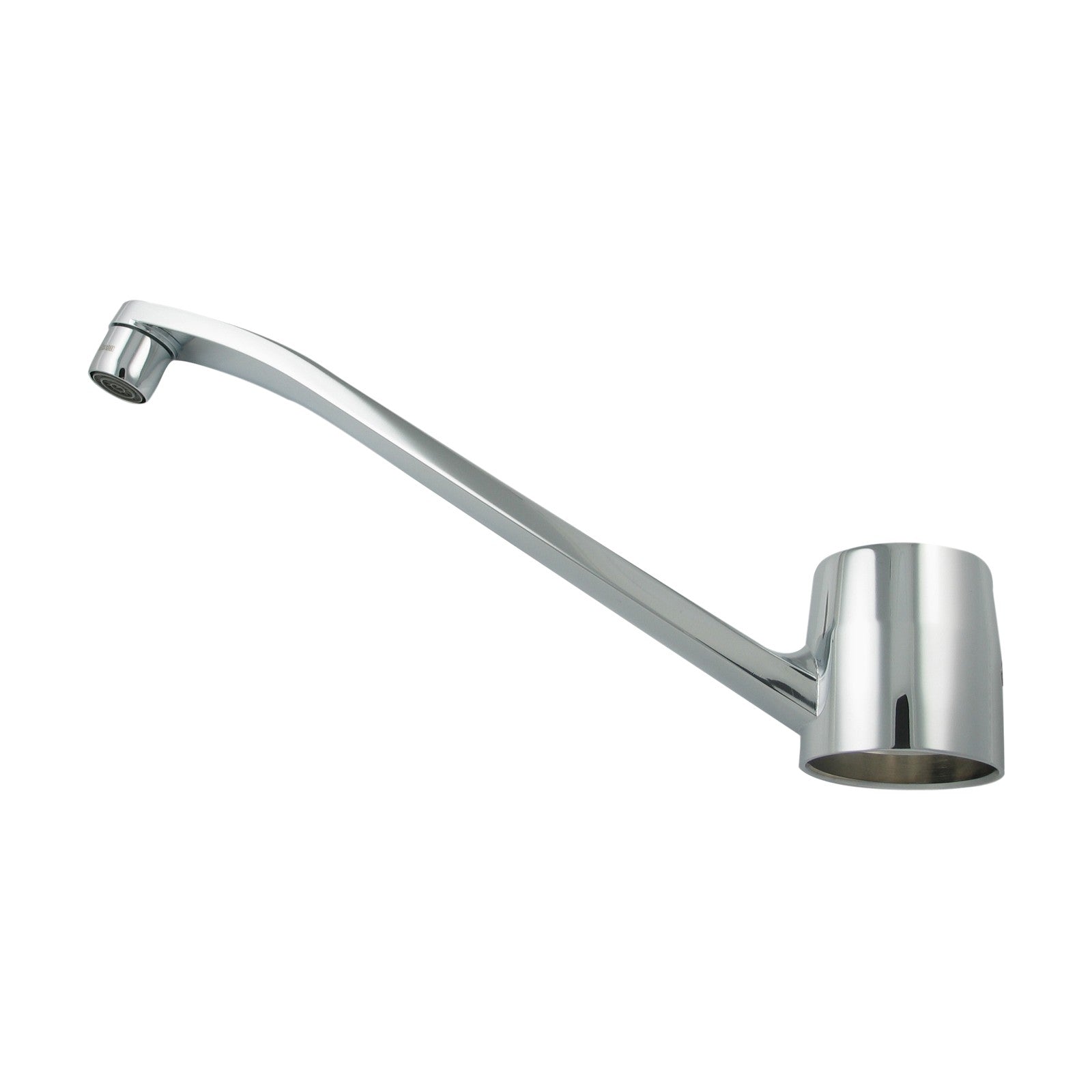 FM Mattsson draaibare uitloop 250 mm met perlator en stopschroef voor Verde kranen, chroom 37652459