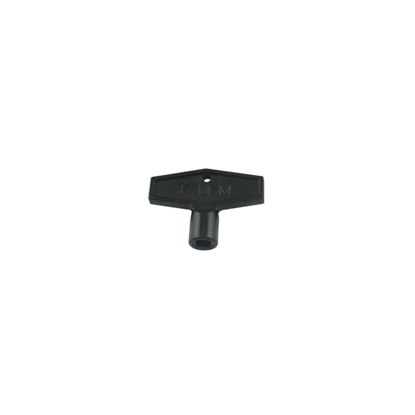 FM Mattsson losse sleutel voor buitenkranen en afsluiters, spindel Ø7 mm, zwart (5 stuks) 42735000