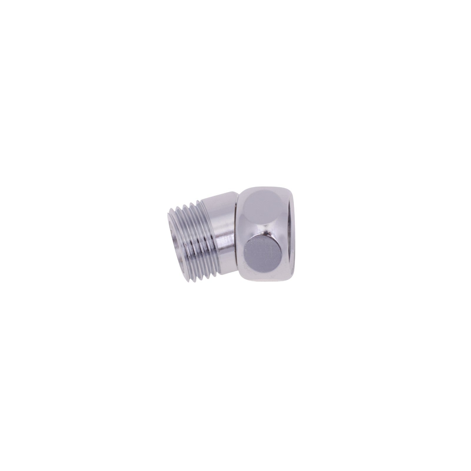 FM Mattsson hoekstuk 30° met wartel, chroom 42751500
