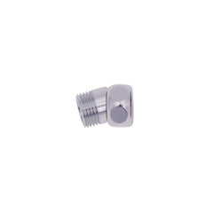 FM Mattsson hoekstuk 30° met wartel, chroom 42751500
