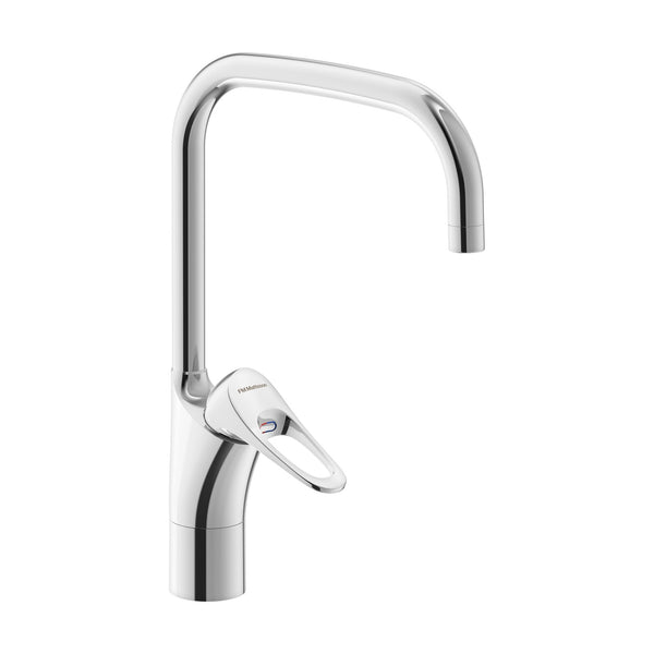 FM Mattsson 9000XE keukenmengkraan met draaibare uitloop, Cold Start en Eco Flow, chroom (8610-0010)