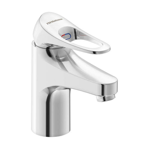 FM Mattsson 9000XE wastafelmengkraan met Cold Start en Eco Flow, chroom