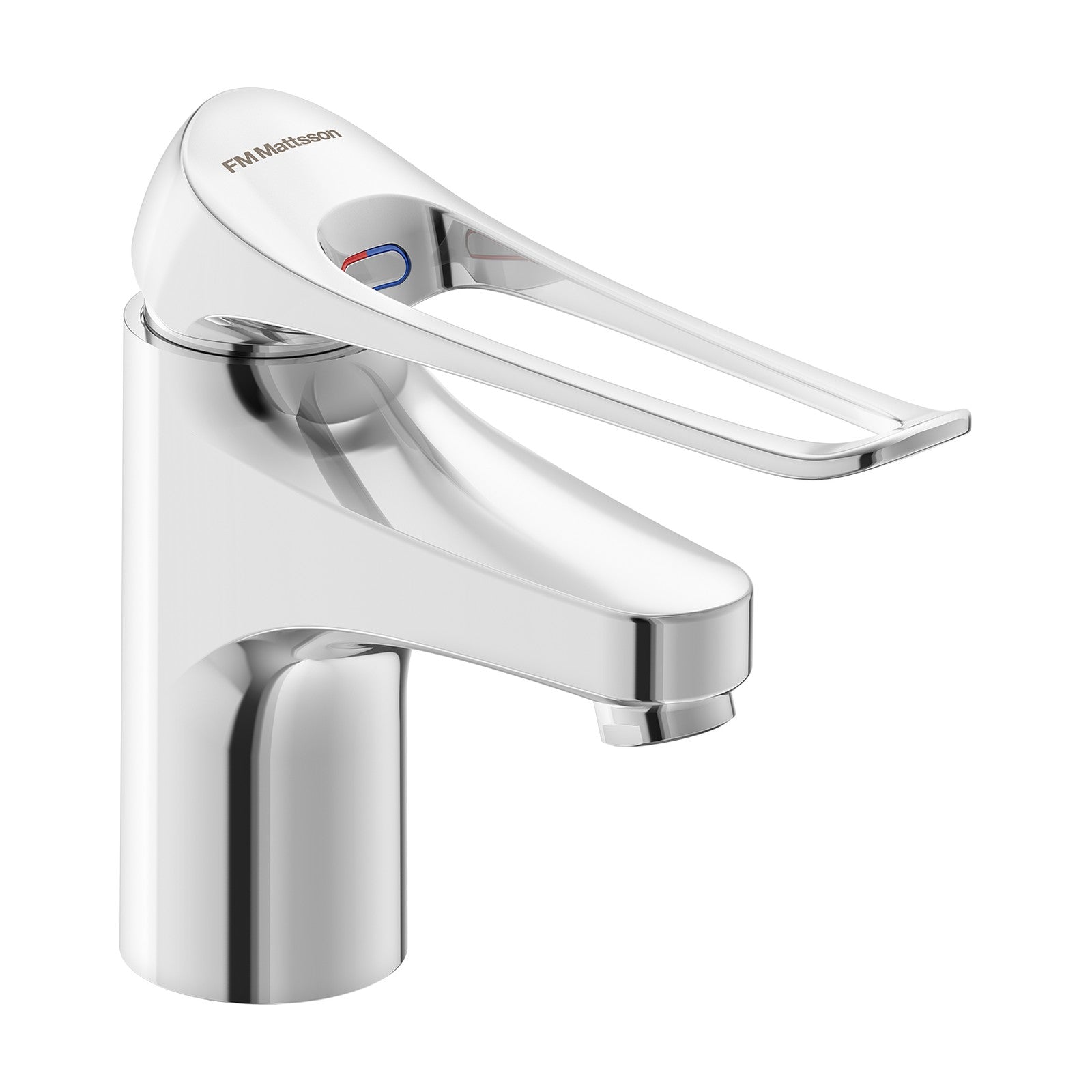 FM Mattsson 9000XE Care wastafelmengkraan met Cold Start en Eco Flow, chroom