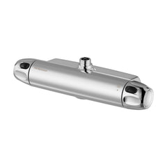 FM Mattsson 9000XE douchethermostaat met douche-aansluiting boven, stop op 38 °C, hartmaat 150 mm, c