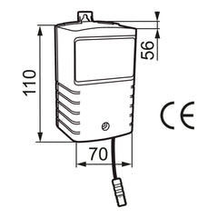 FM Mattsson Tronic transformator 12 V DC, 7 W, IP45, voor max. 10 kranen S600128
