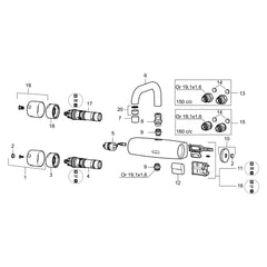 FM Mattsson magneetventiel voor Tronic wandkranen (vanaf 2016) S600277