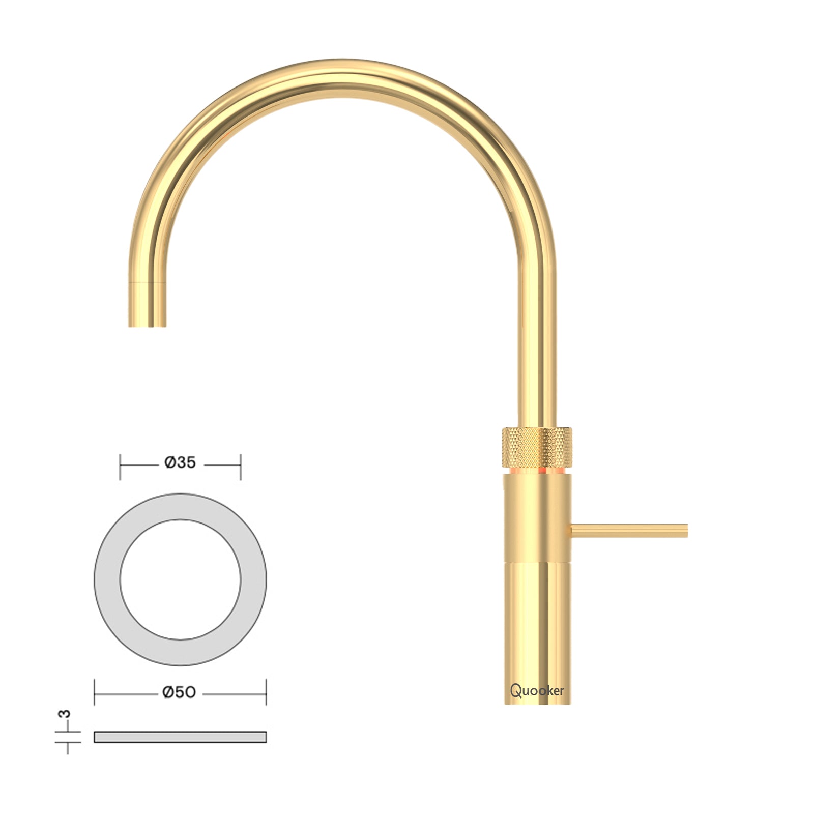 Quooker Fusion 3-in-1 Kokendwaterkraan Mengkraan Keukenkraan