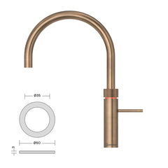 Quooker Fusion 3-in-1 Kokendwaterkraan Mengkraan Keukenkraan