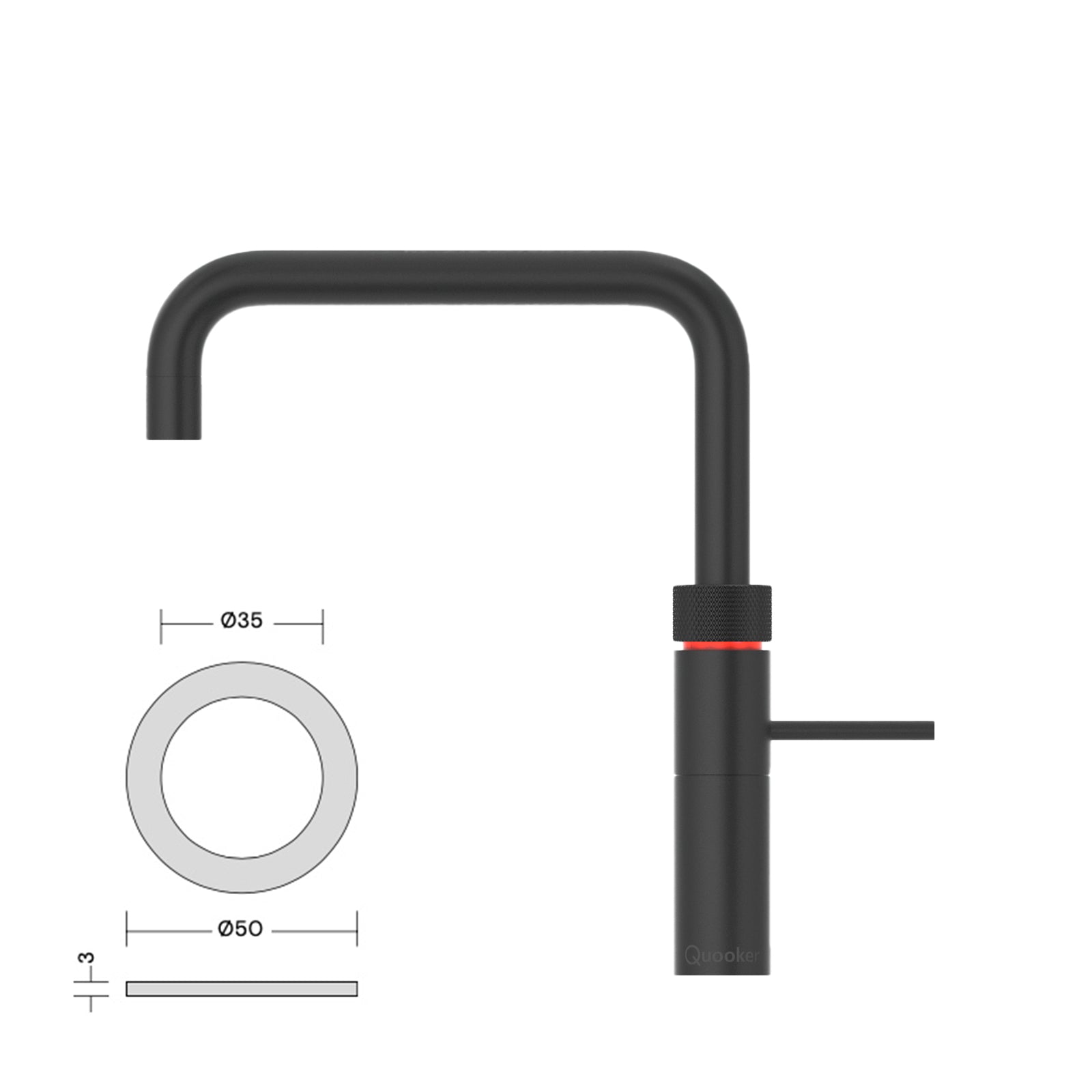 Quooker Fusion 3-in-1 Kokendwaterkraan Mengkraan Keukenkraan