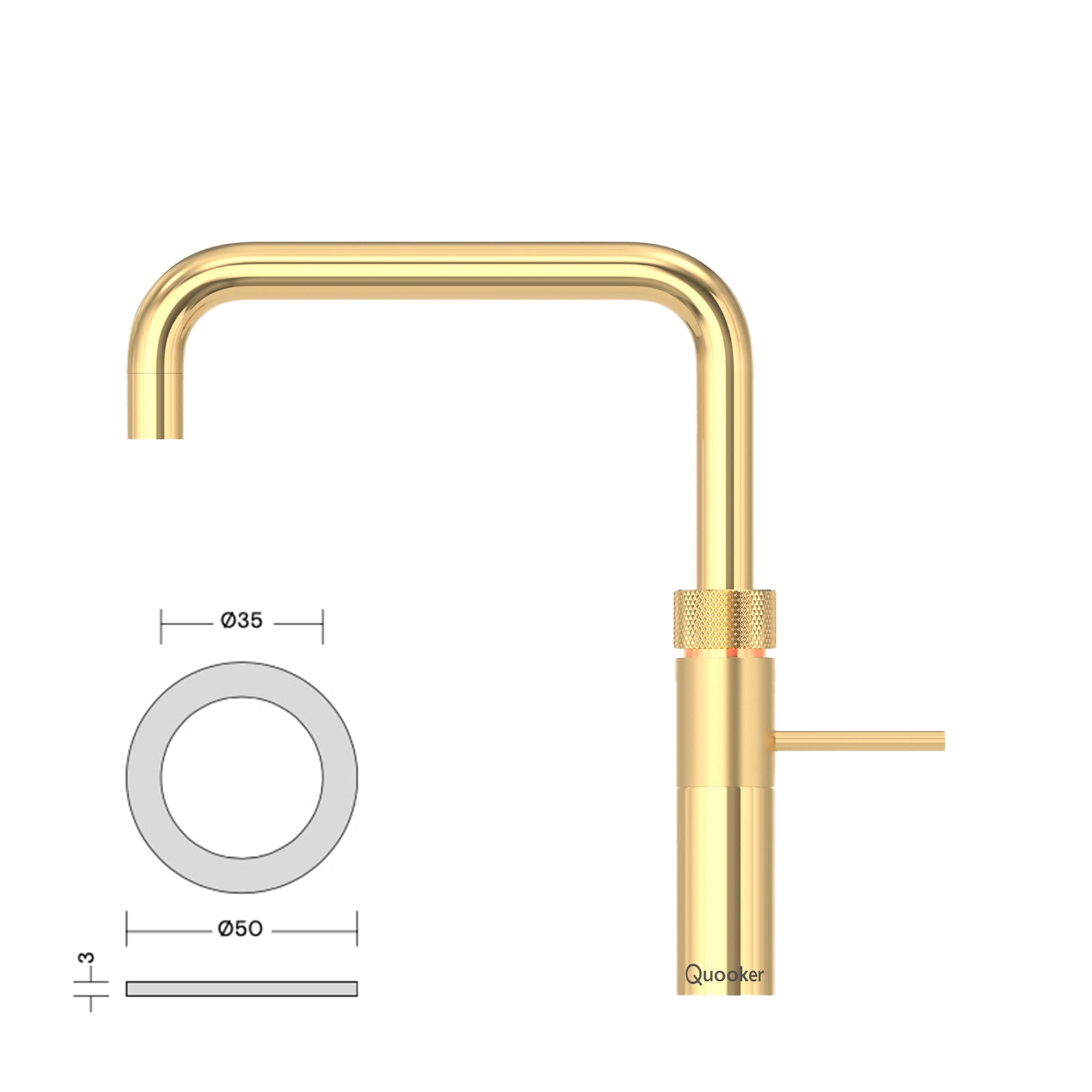 Quooker Fusion 3-in-1 Kokendwaterkraan Mengkraan Keukenkraan