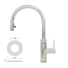 Quooker Flex Alles-in-één kokendwaterkraan met uittrekbare slang