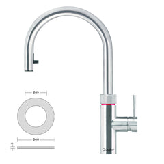 Quooker Flex Alles-in-één kokendwaterkraan met uittrekbare slang