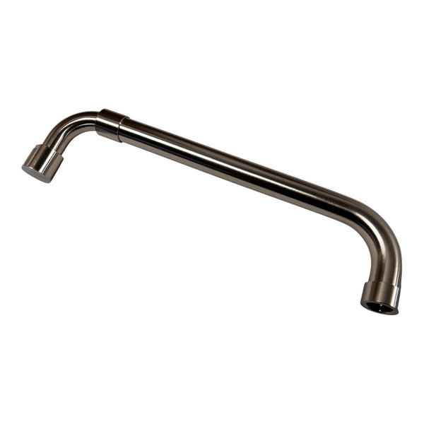 Dornbracht Uitloop voor wandkraan uittrekbaar Ø 18 x 225 mm Platina geborsteld Art. 04282507500-06